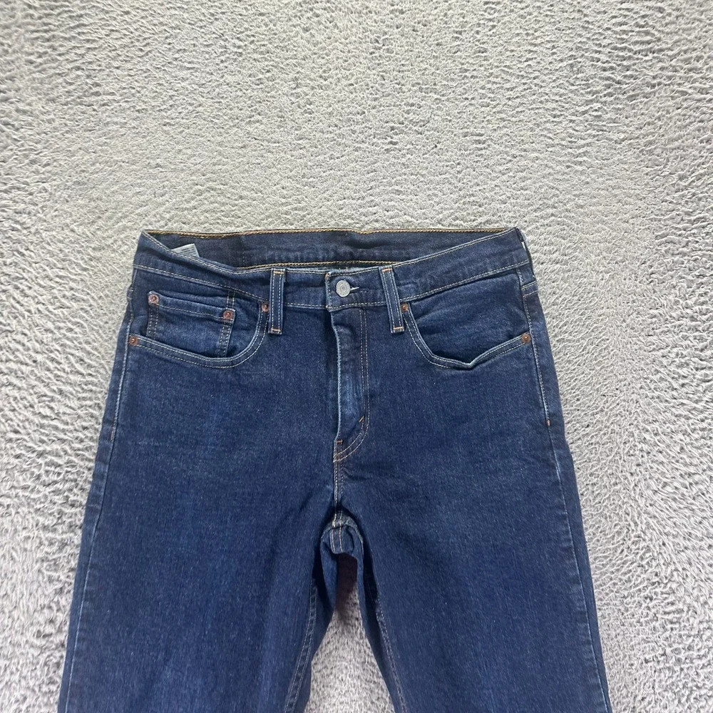 Levi's 514 Jean Men 32x32 Blue Cotton Denim Straight Streetwear Workwear Stretch